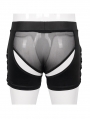 Black Gothic Sexy Lingerie Hollow Out Underwear for Men