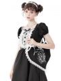 Black and White Gothic Lolita Adventures of Little Bear Shoulder bag