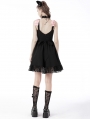 Black and Pink Bow Heart Gothic Lolita Sleeveless Rock Doll Dress