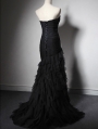 Black Elegant Gothic Mermaid  Wedding Dress