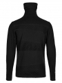 Black Gothic One-Piece Masked Long Sleeve T-Shirt for Men