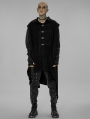 Dark Gothic Irregular Gauze Loose Long Sweatshirt Vest for Men