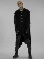 Dark Gothic Irregular Gauze Loose Long Sweatshirt Vest for Men