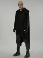 Dark Gothic Irregular Gauze Loose Long Sweatshirt Vest for Men