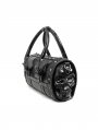 Black Gothic Punk PU Leather Skull Rivet Handbag